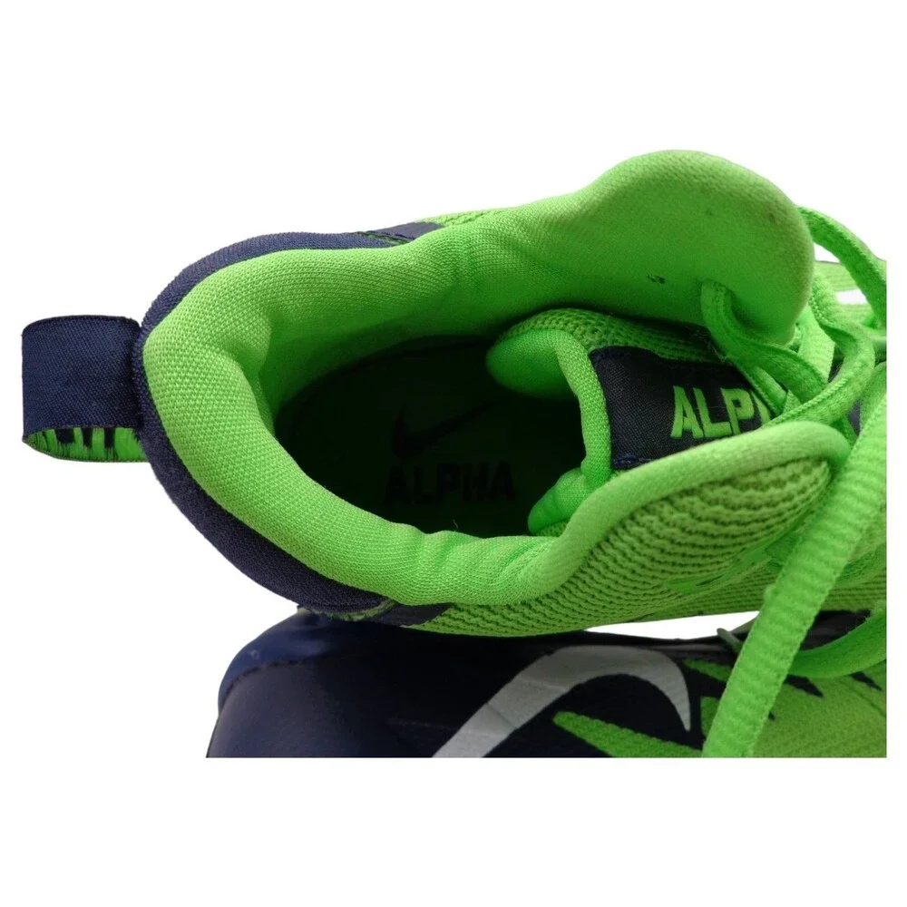 Nike Alpha Menace Pro Mid TD Seattle Seahawk Football Cleat  Size 14.5 AJ6604-40
